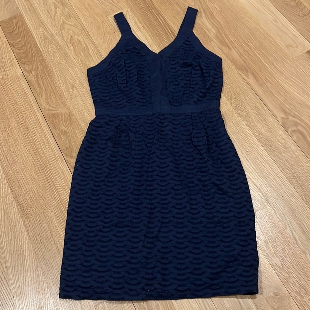 Old Navy Sheath Eyelet Sundress Sz 6 Tall New